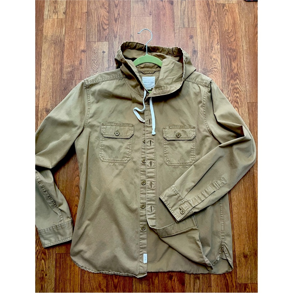American Eagle - hooded button down
